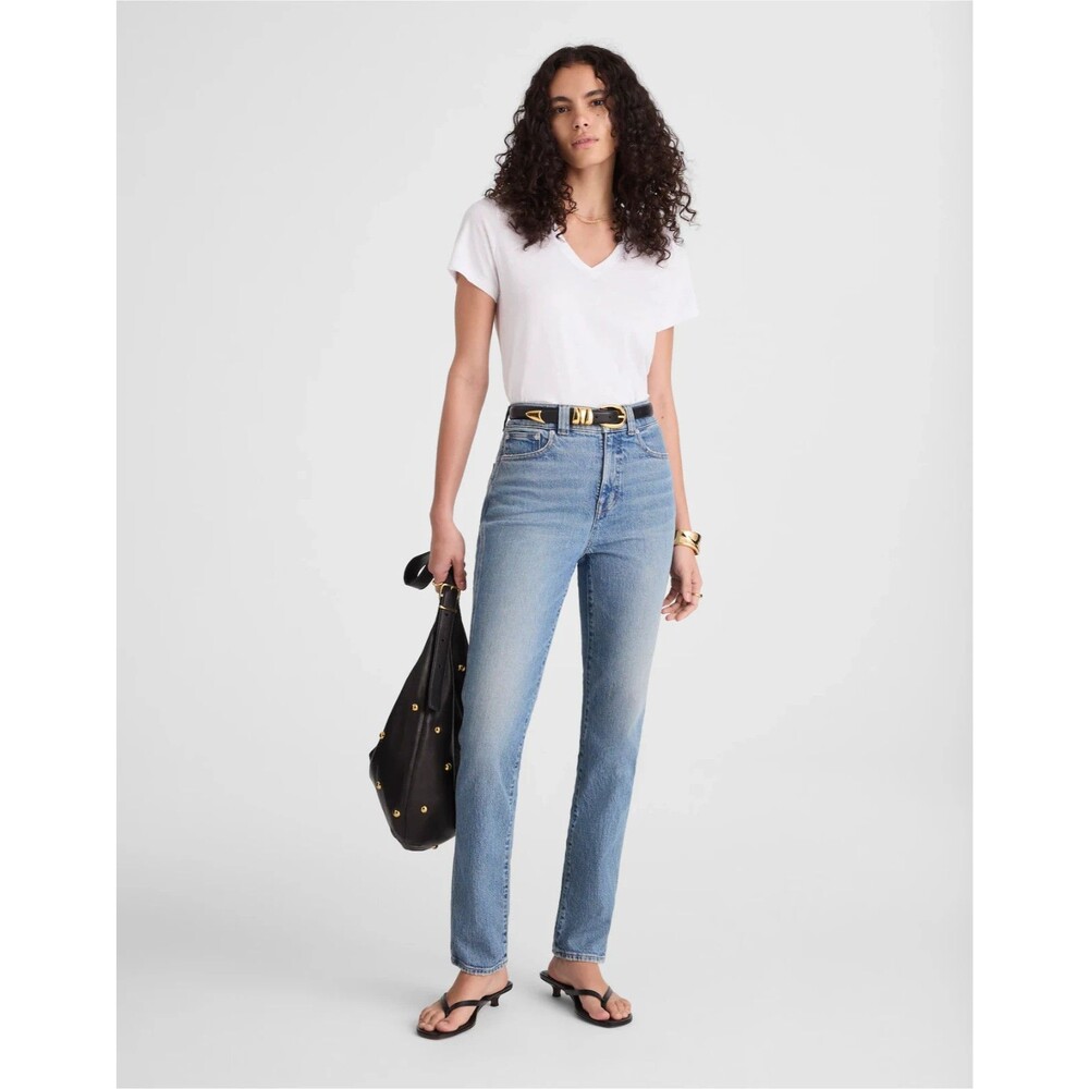 MADEWELL The Perfect Vintage Jean 26 Hickman Wash Blue Pockets Stretch NWT B65
